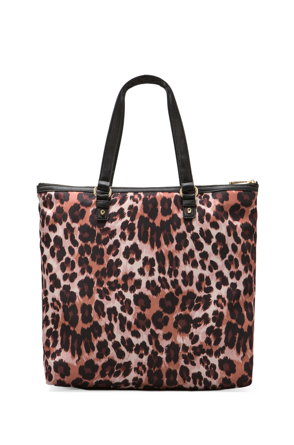 Juicy Couture Malibu Nylon Tote in Black in Brown (Brown Leopard) | Lyst