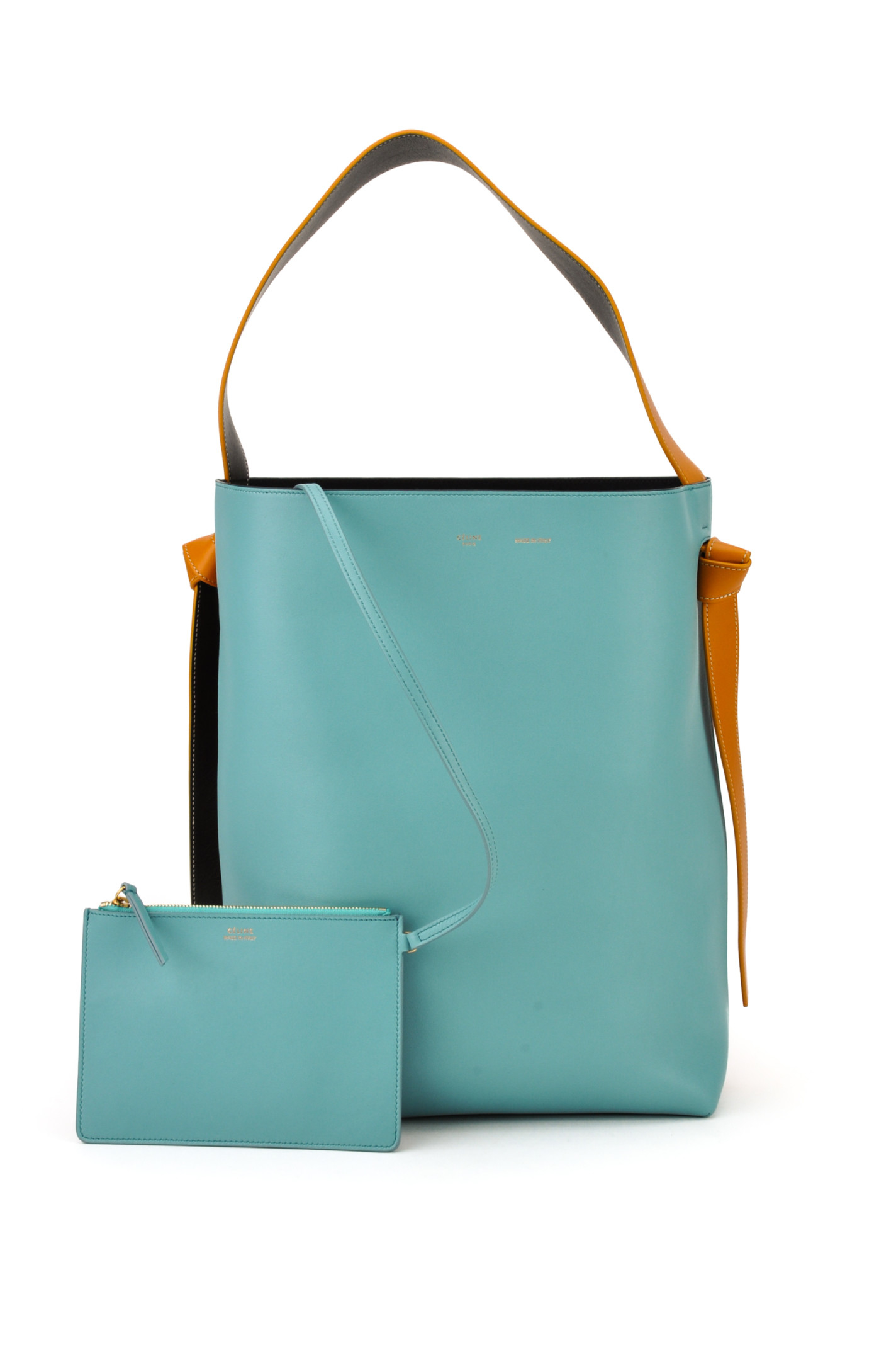 Cline Small Twisted Bag in Blue (ANTRACITE BRICK) | Lyst  