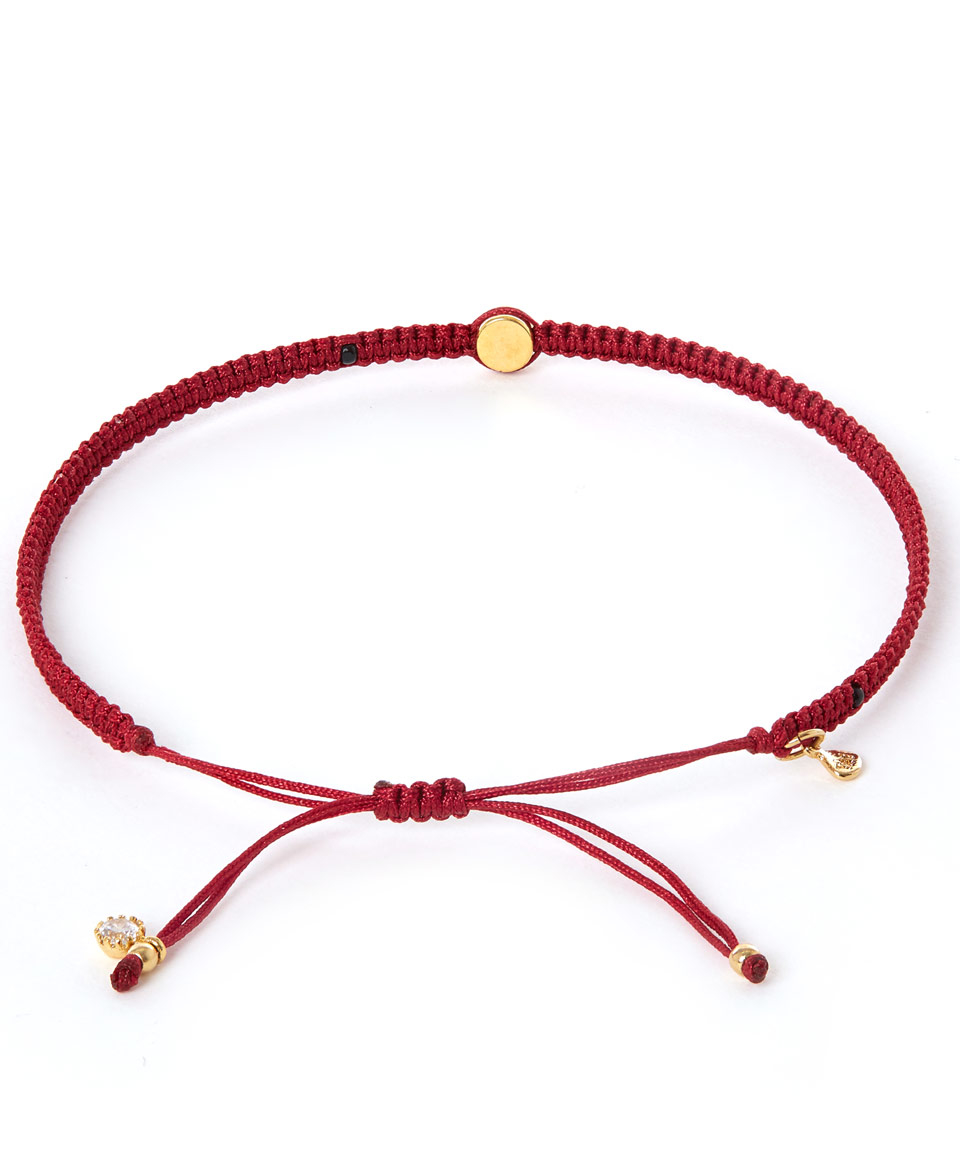 Lyst Tai Small Red Evil Eye Woven Bracelet In Gallery