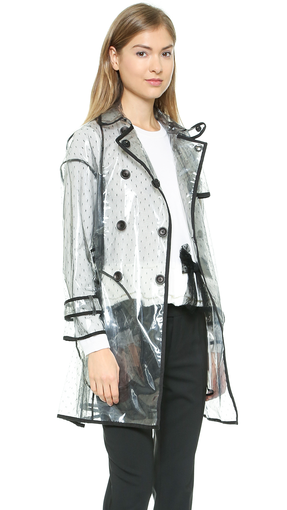 Clear Plastic Trench Coat Tradingbasis