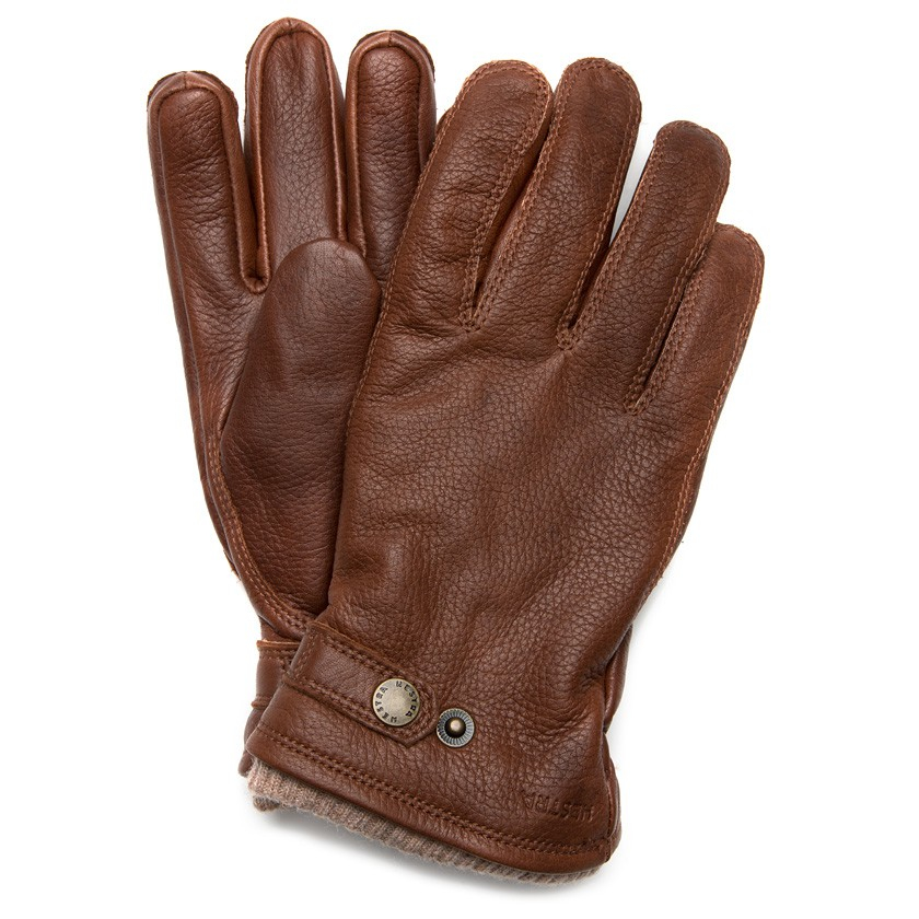 Hestra Chestnut Brown Elk Leather Utsjo Gloves in Brown for Men Lyst