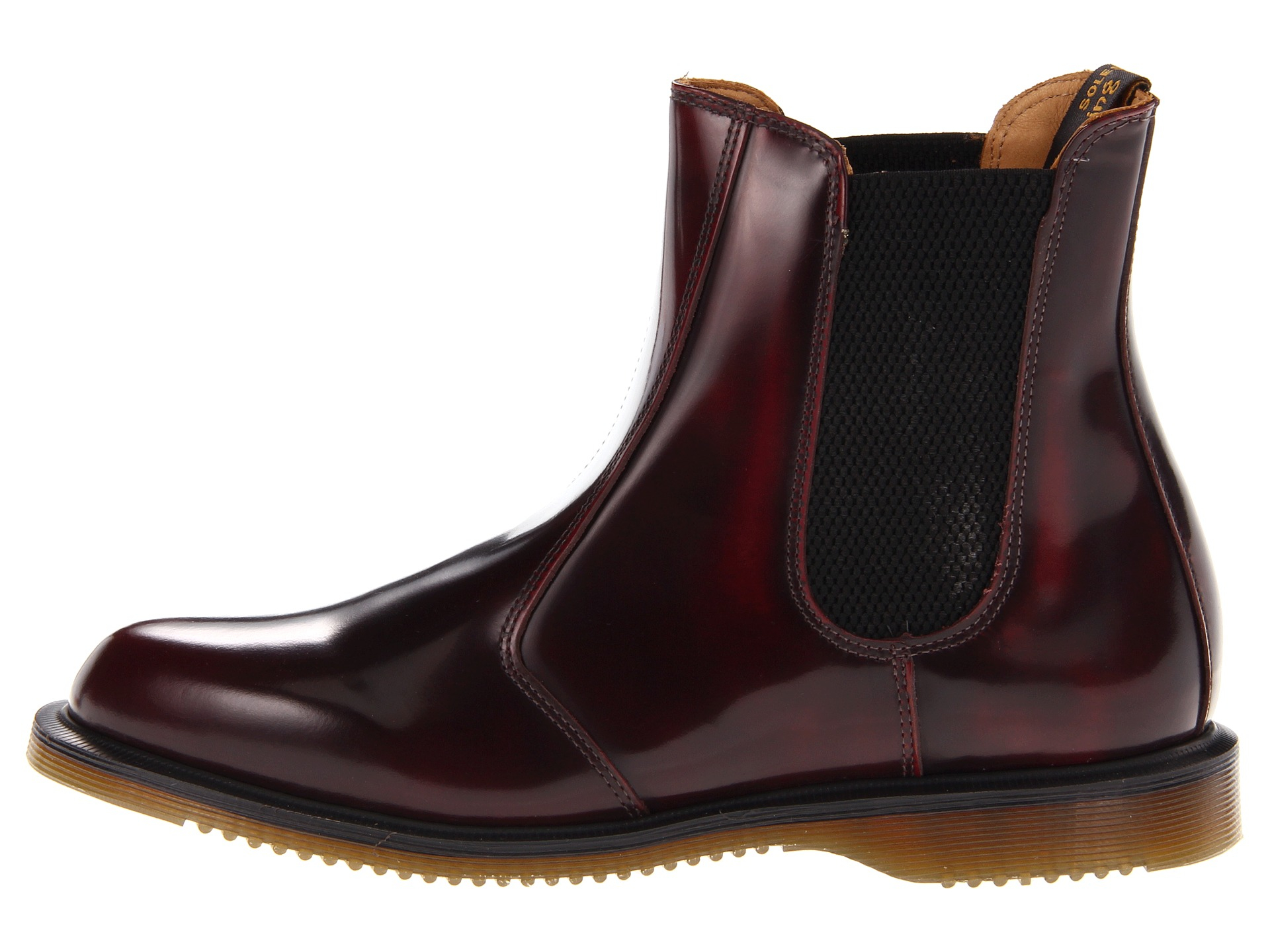 flora chelsea boot burgundy