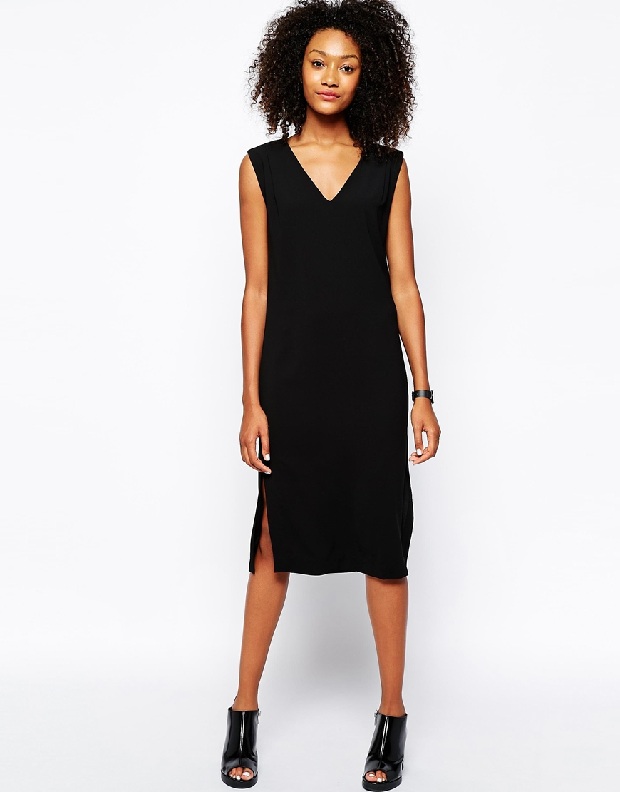 Black v neck dress shirt Black v neck dress shirt