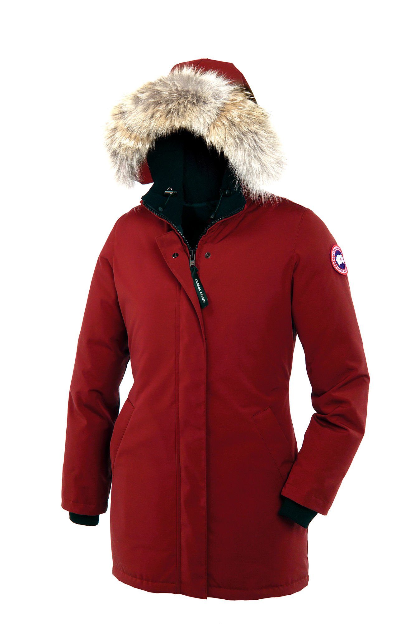 Canada goose Victoria Parka in Red | Lyst