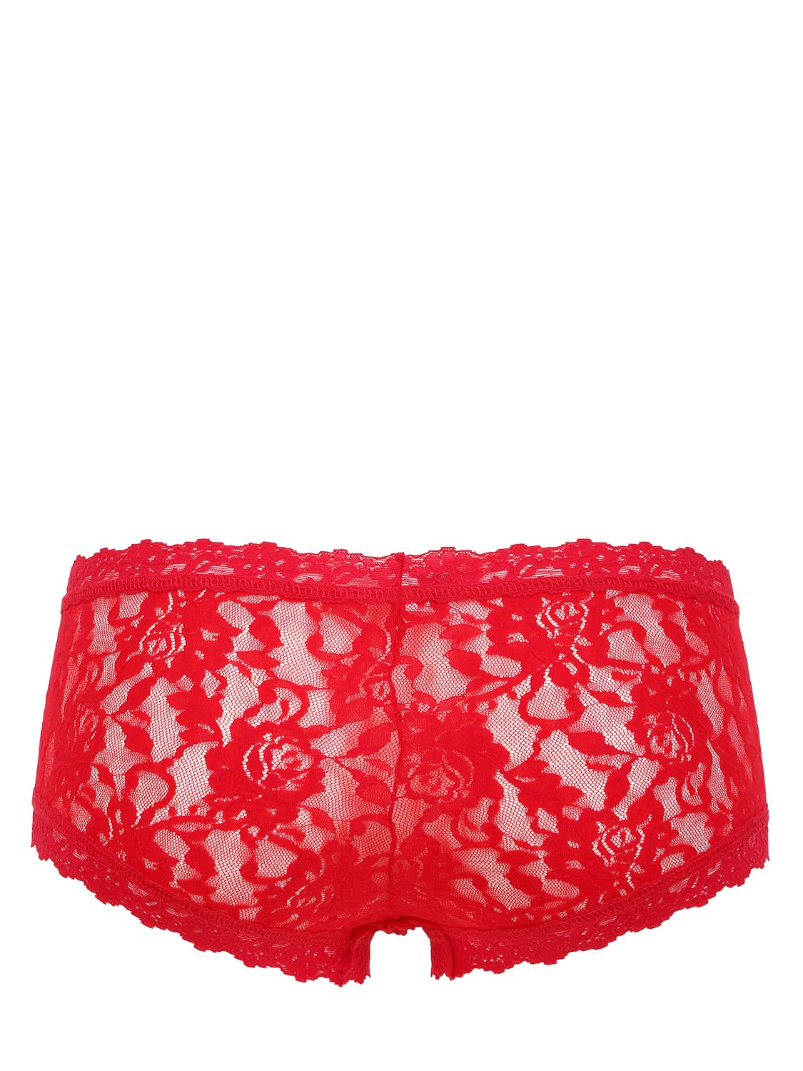 Lyst - Hanky Panky Pack Of 2 Lace Boyshorts in Red