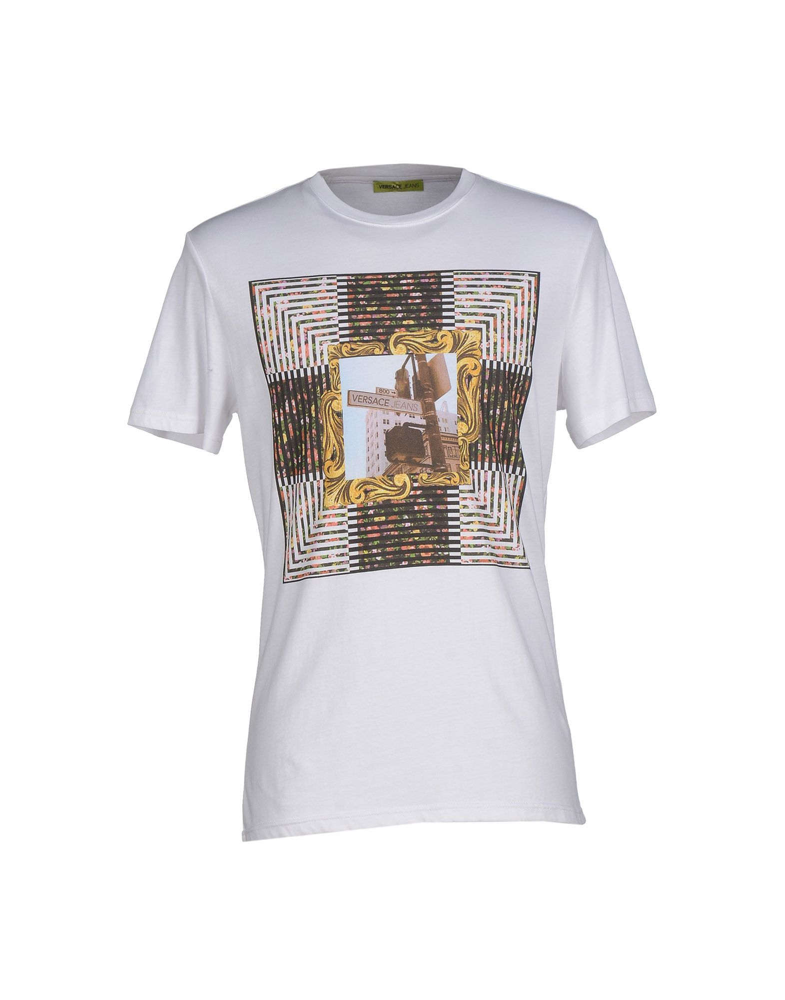 Lyst - Versace Jeans T-shirt in White for Men