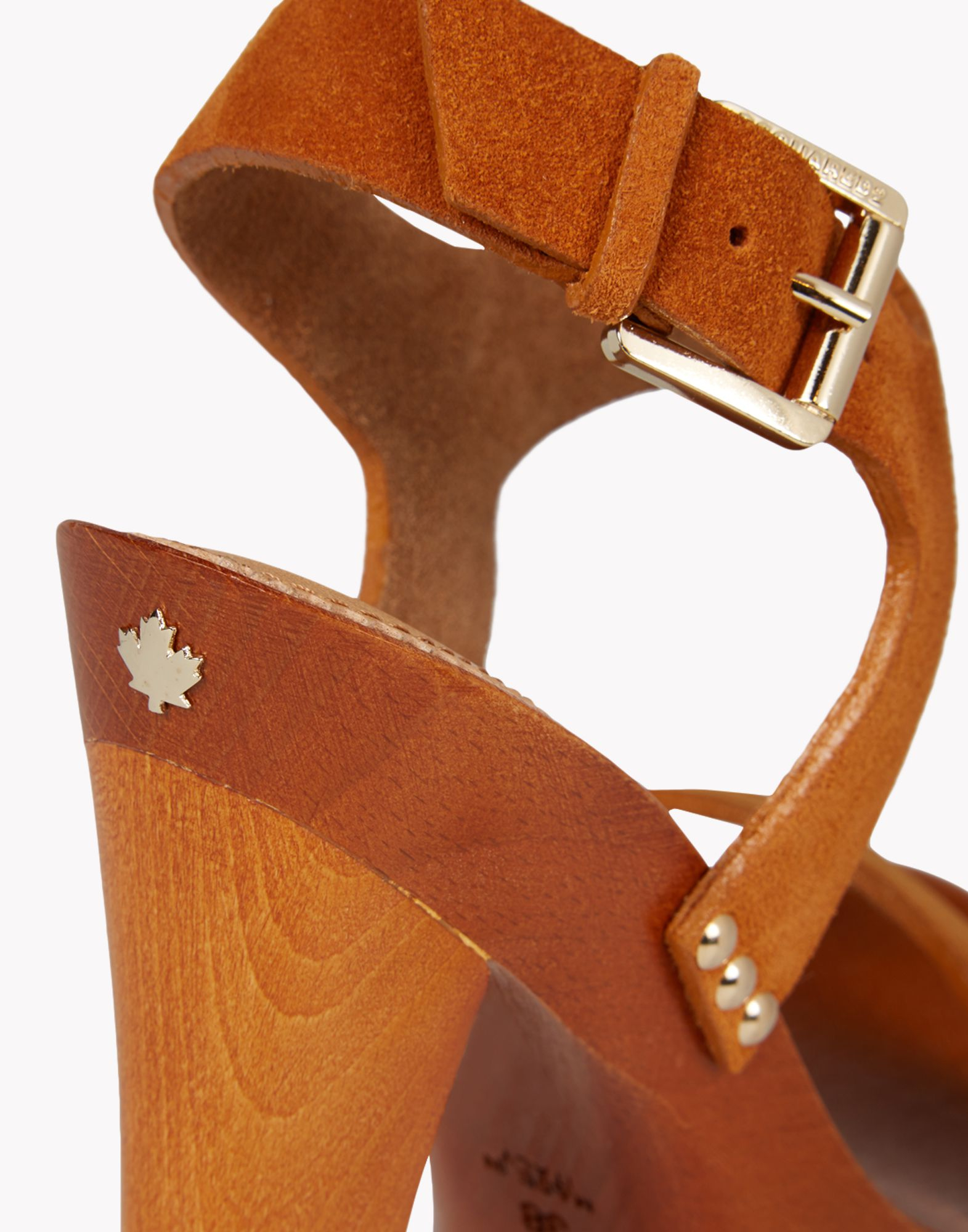 Lyst Dsquared² 70's Wood Clogs Sandals in Brown