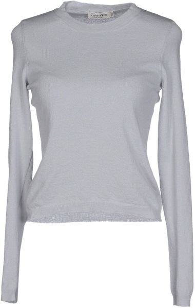 Calvin Klein Jumper in Gray (Light grey) | Lyst