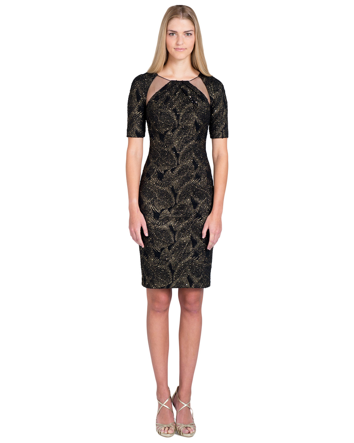 Black gold metallic dress Black gold metallic dress