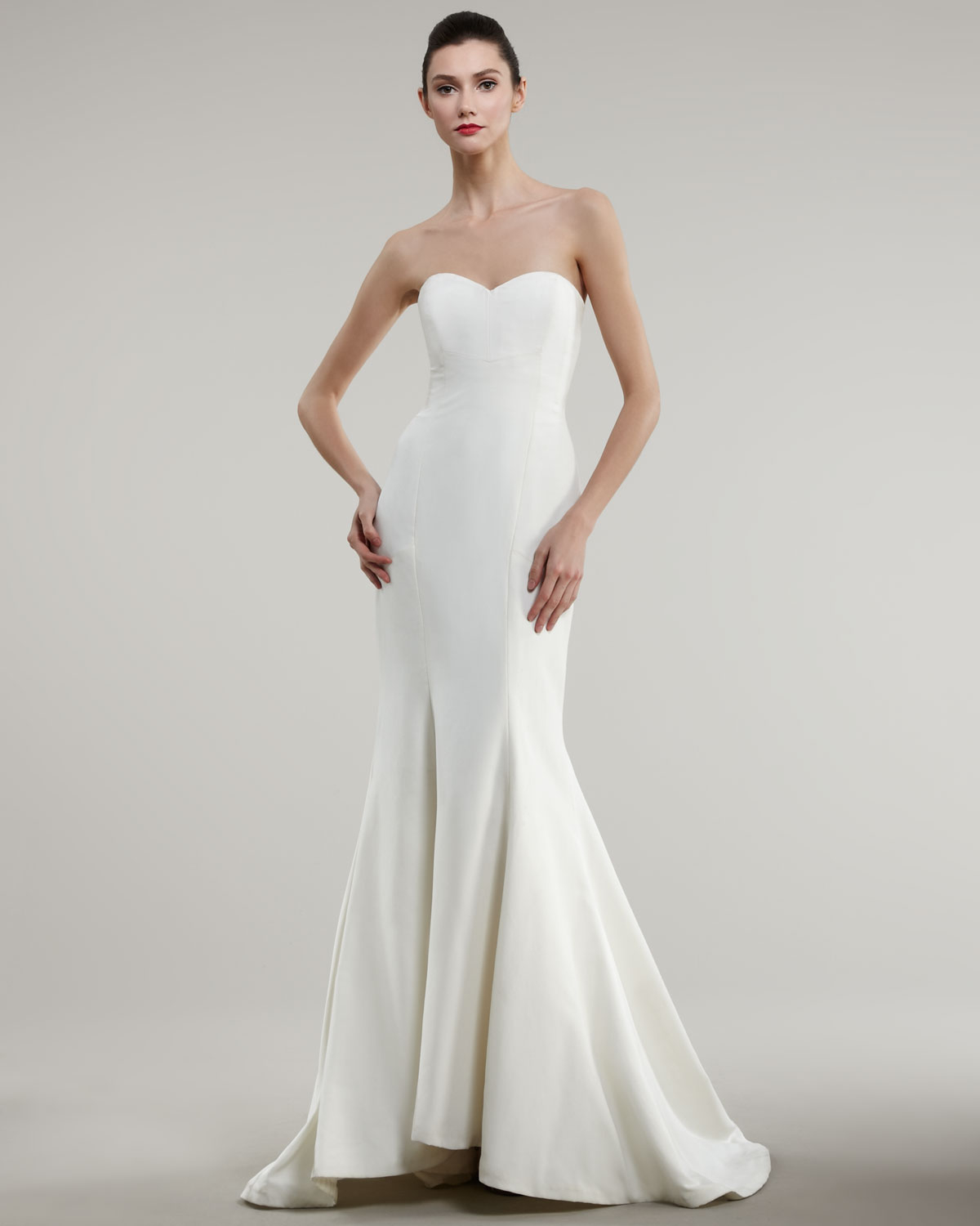 White Trumpet Dress