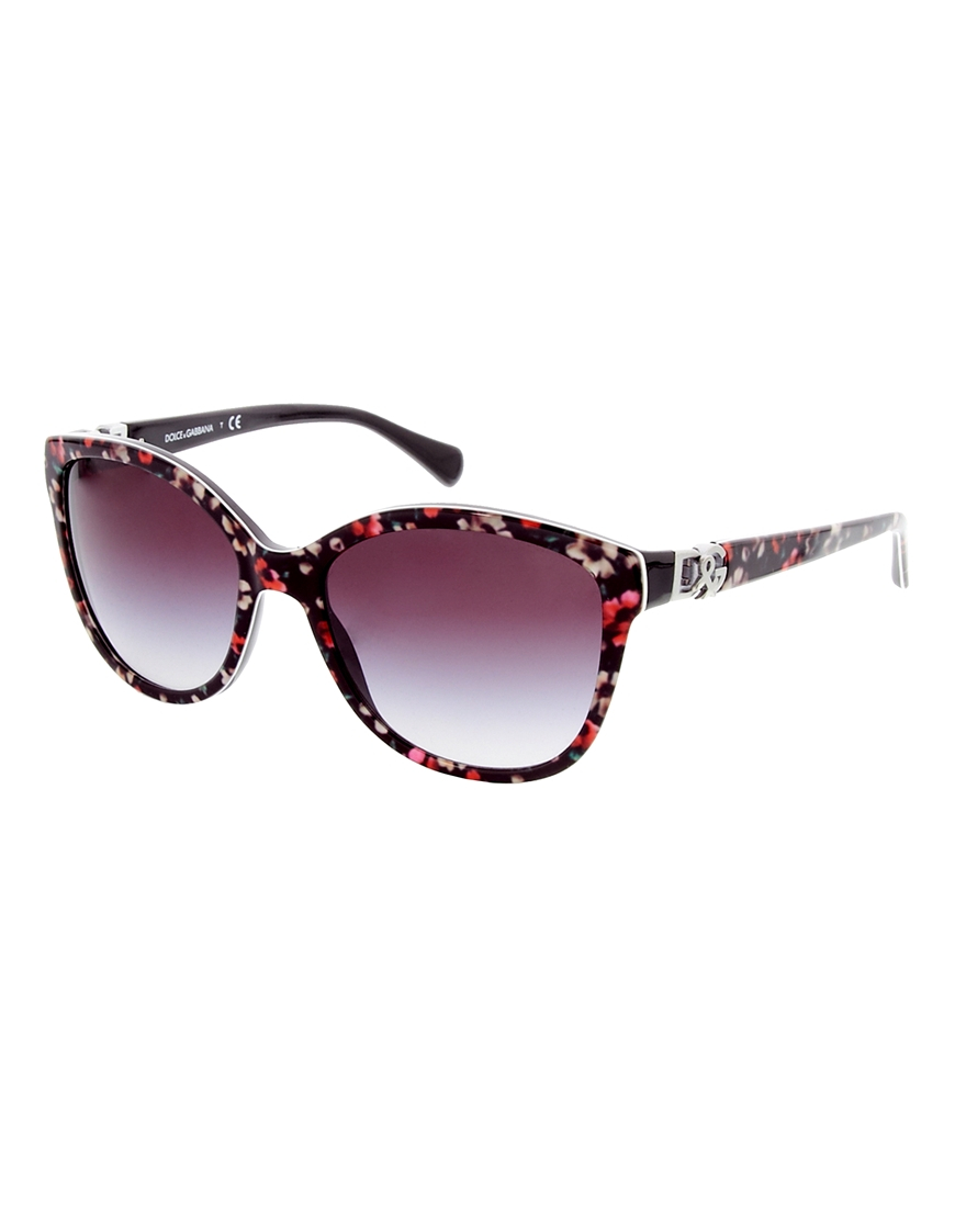 dolce and gabbana purple sunglasses
