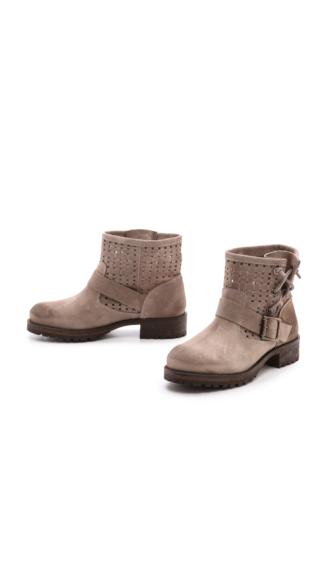 jeffrey campbell lug sole open ankle boot