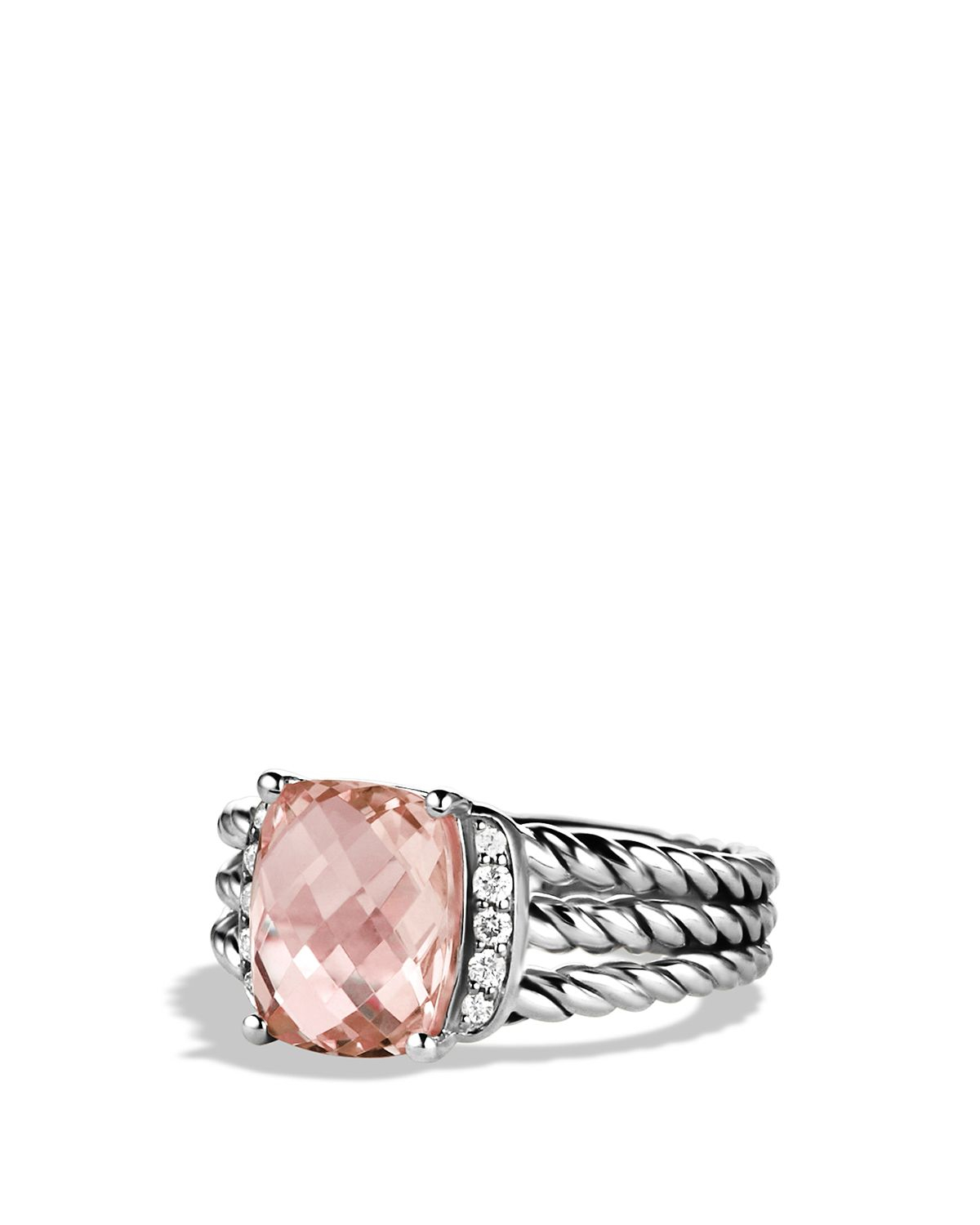 David Yurman Petite Wheaton® Ring With And Diamonds in