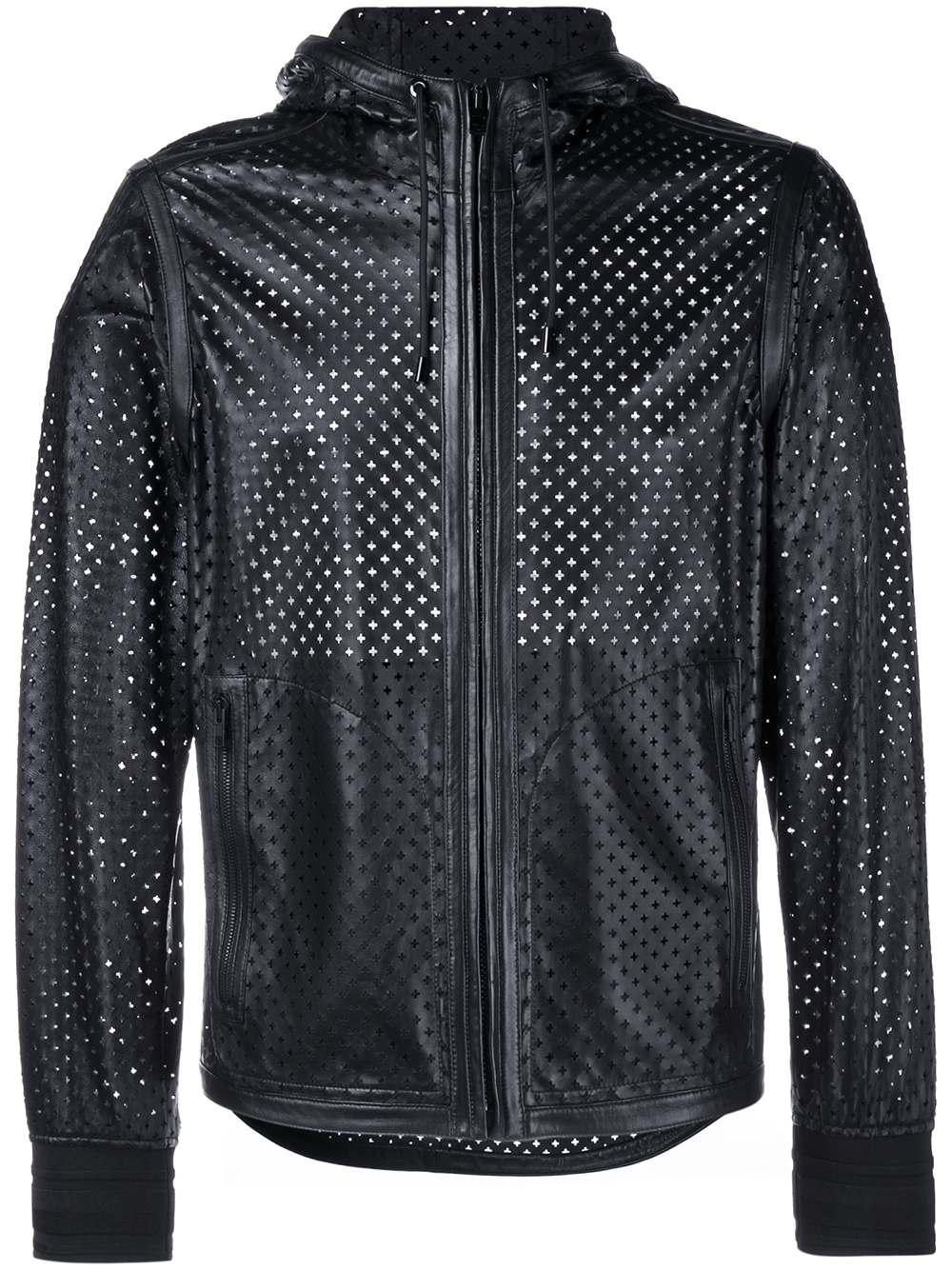 Givenchy Laser Cut Leather Jacket In Black For Men Lyst Gallery
