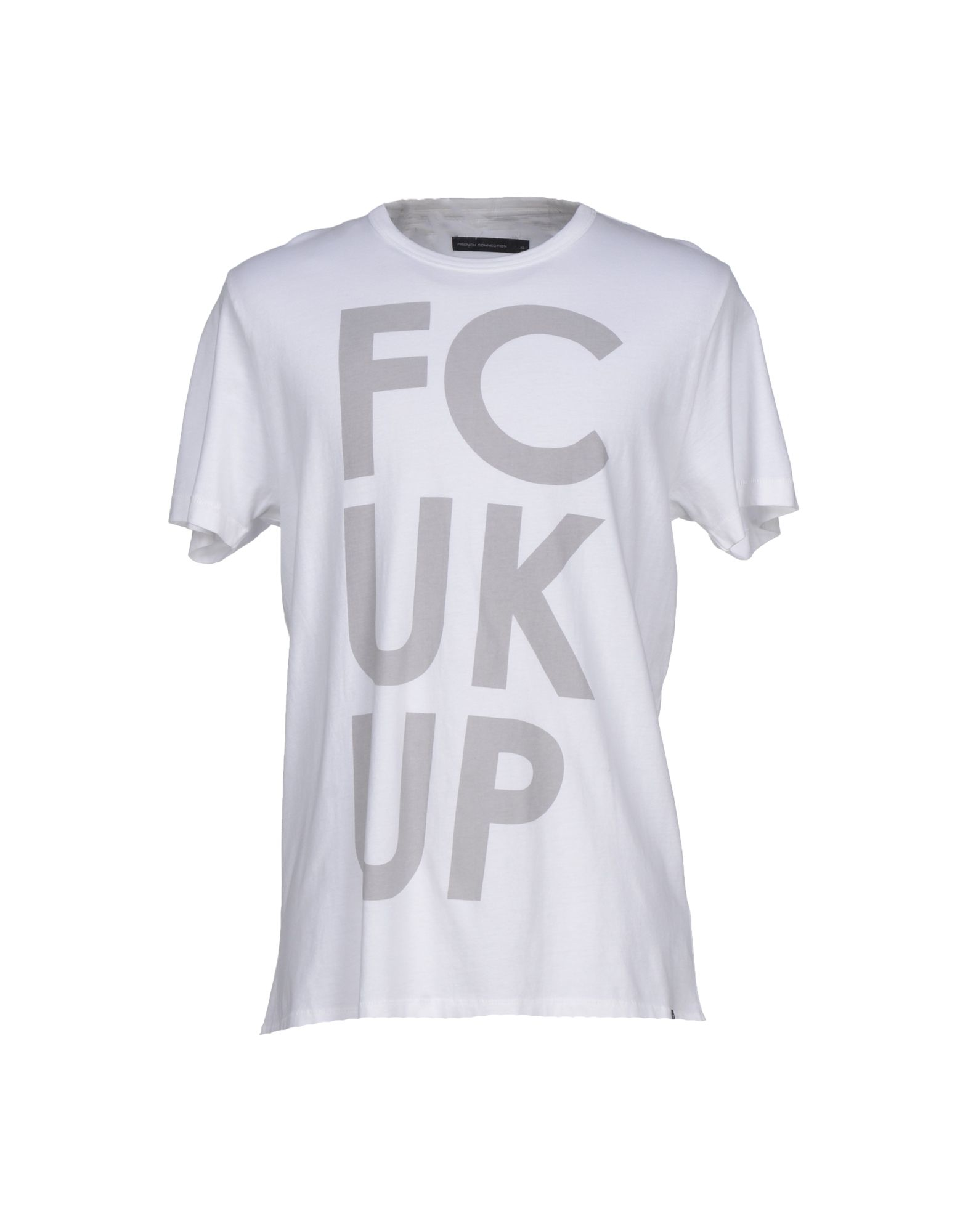 French connection T-shirt in White for Men | Lyst