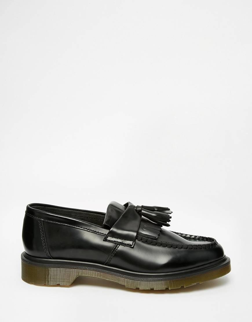 Dr. martens Adrian Tassel Loafers in Black for Men (Blacksmooth) | Lyst