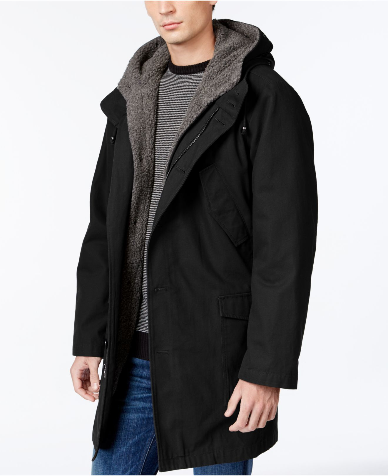 Mens Wool Mix Jacket Threadbare Trench Coat Blazer Tweed Sherpa Sherpa Lined Men S Trench Coat Sold Out