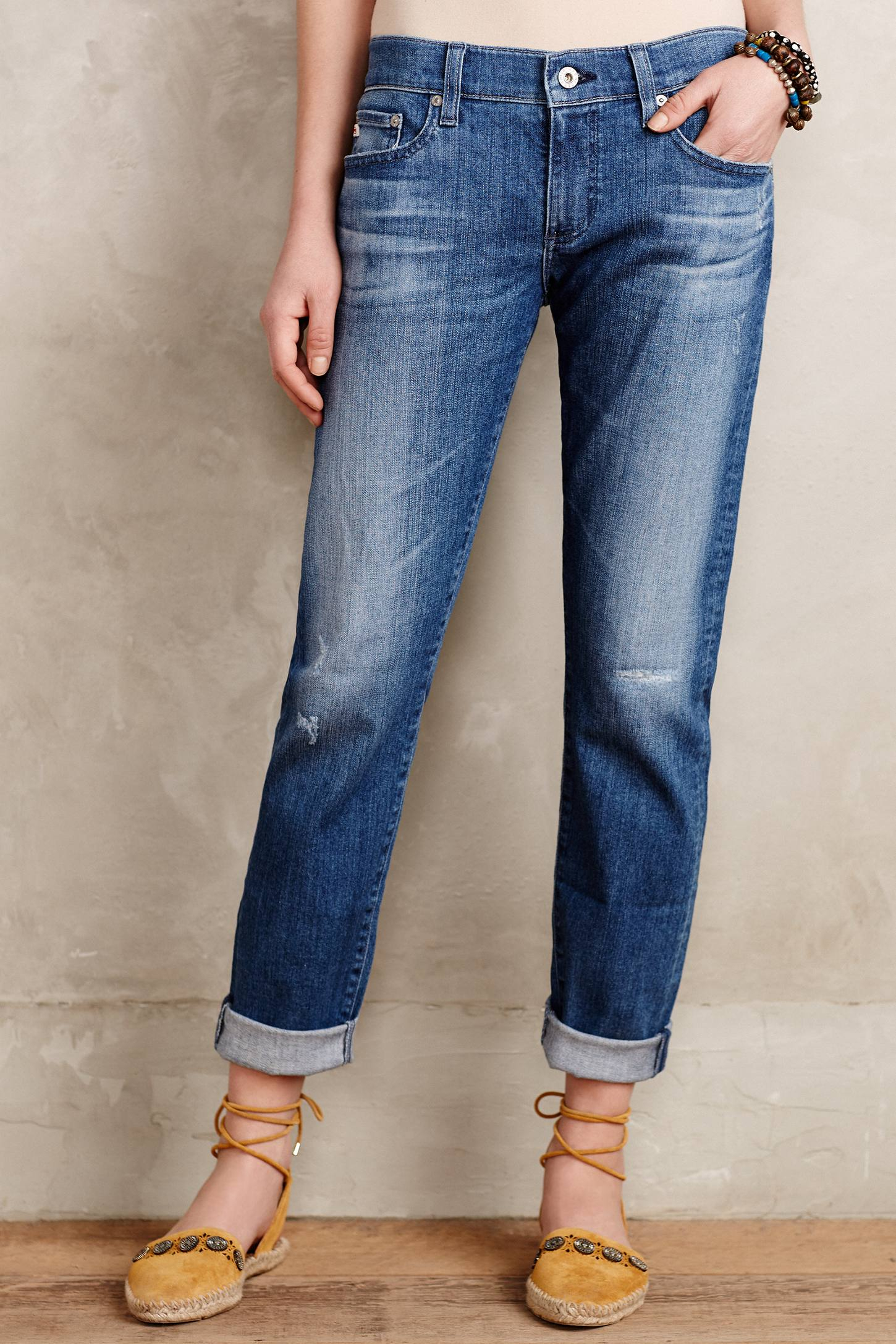 Anthropologie Ag Nolan Relaxed Slim Jeans in Blue | Lyst
