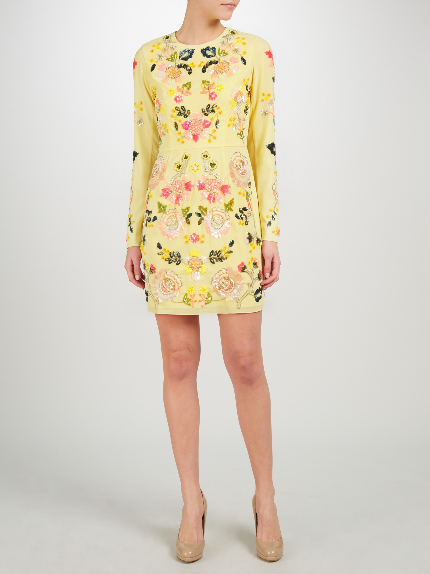Lyst Needle Thread Summer Garden Dress In Yellow Gallery Women S Summer Dresses