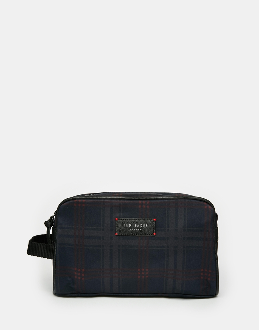Lyst - Ted Baker Printed Toiletry Bag With Towel in Blue for Men