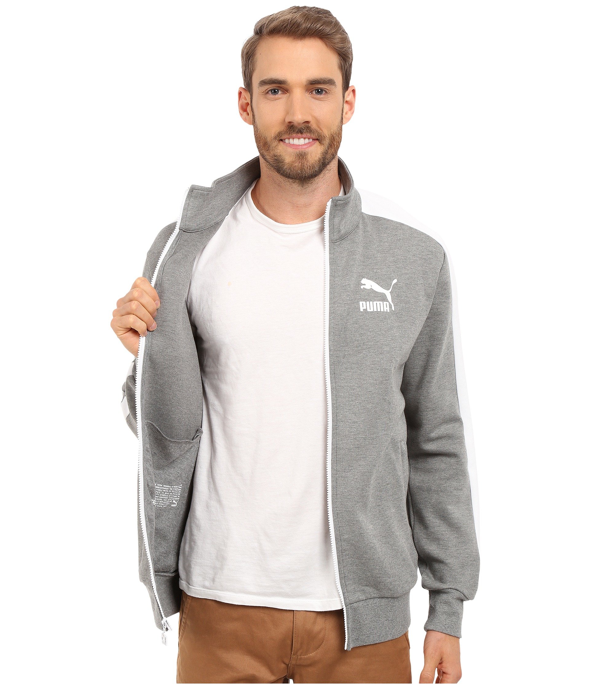 grey puma t7 tracksuit