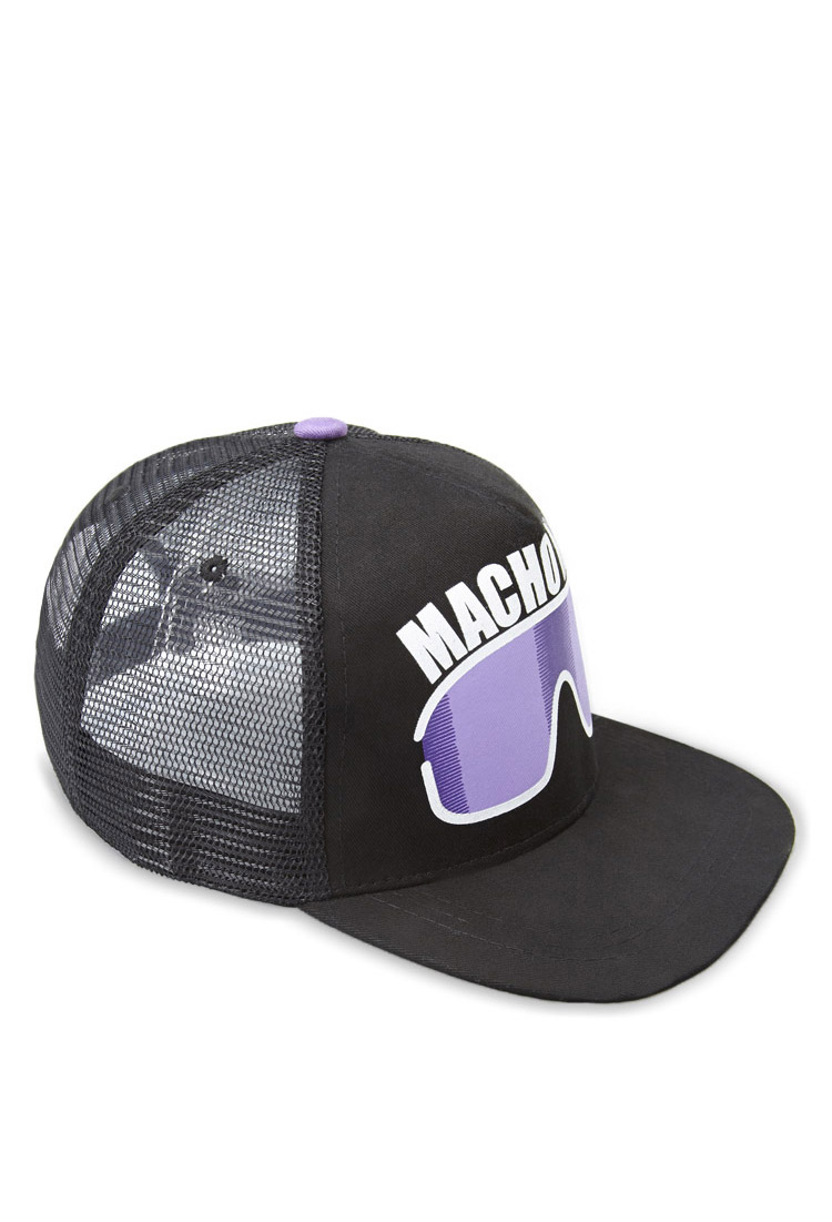 Lyst - Forever 21 Macho Man Trucker Hat in Black for Men