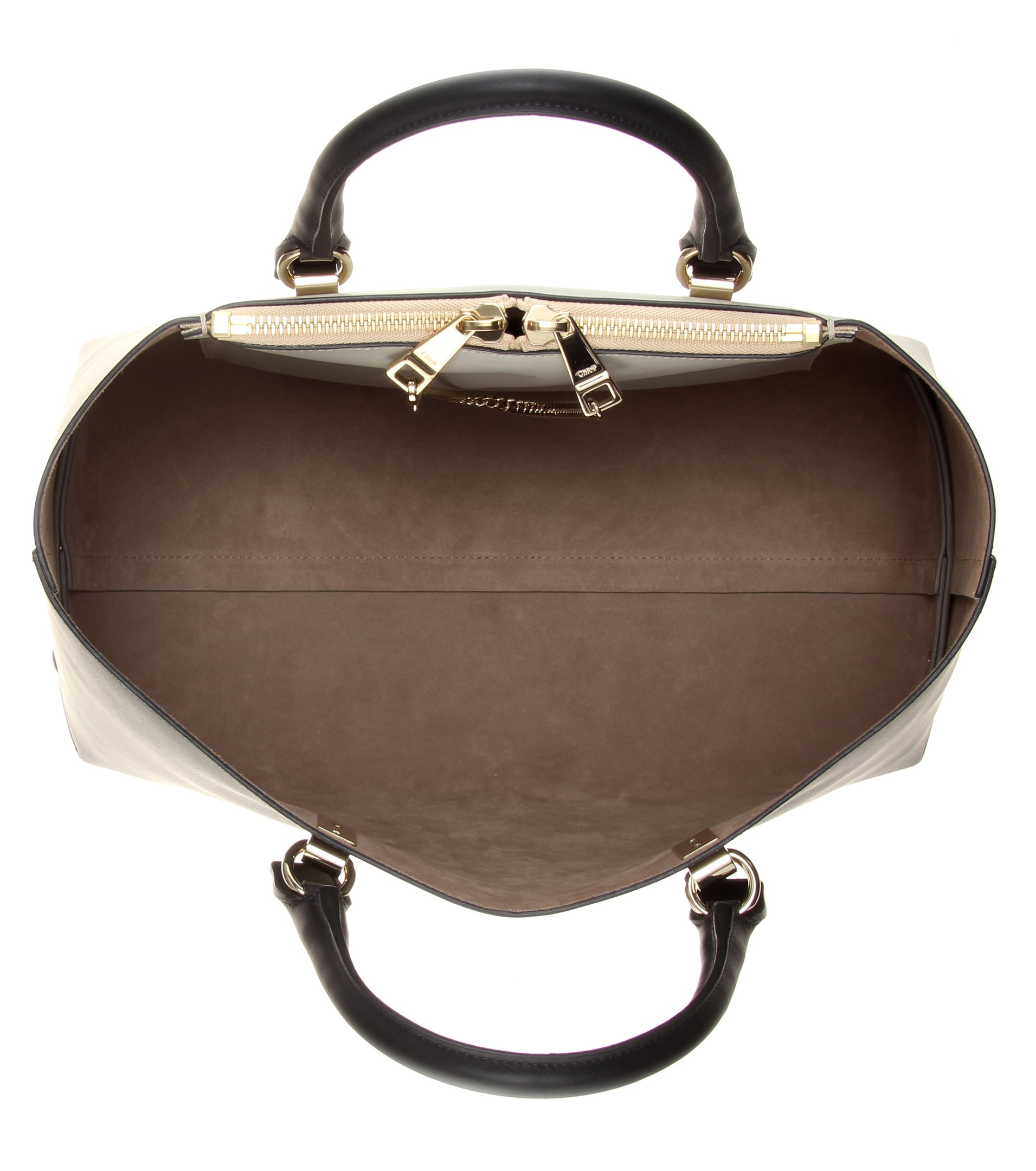 chloe best replica - keri medium leather tote bag, navy, size: m - chloe