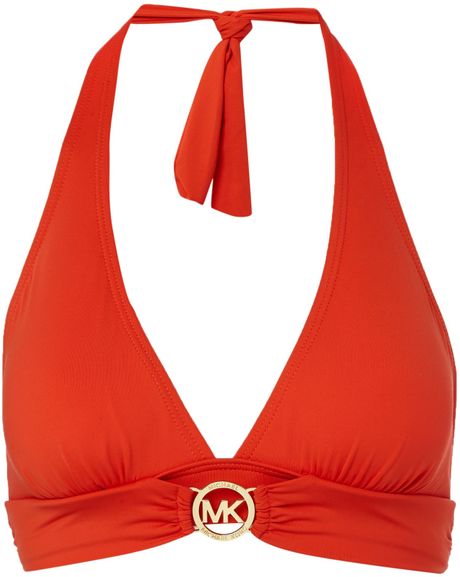 michael kors halter bikini