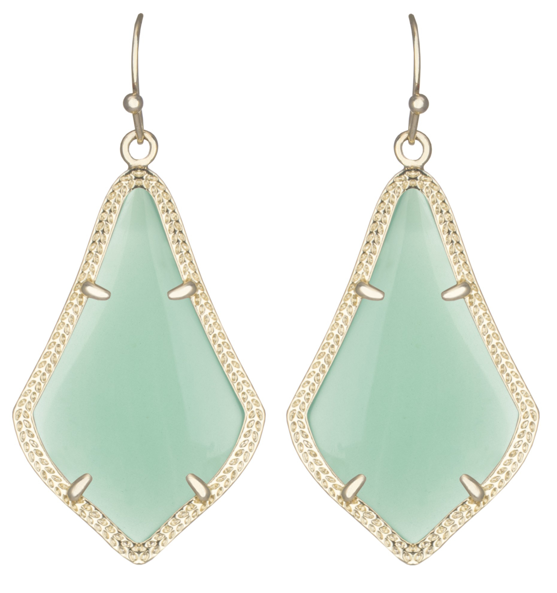Kendra scott Alexandra Earrings in Green (gold) Lyst