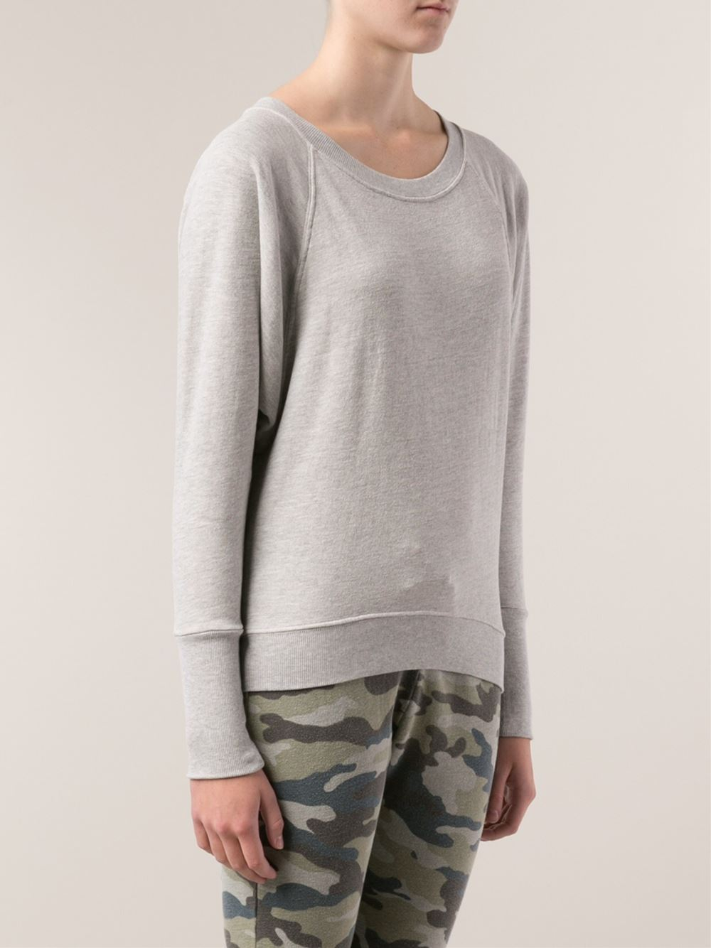 Pam & gela Mia Sweatshirt in Gray (grey) | Lyst