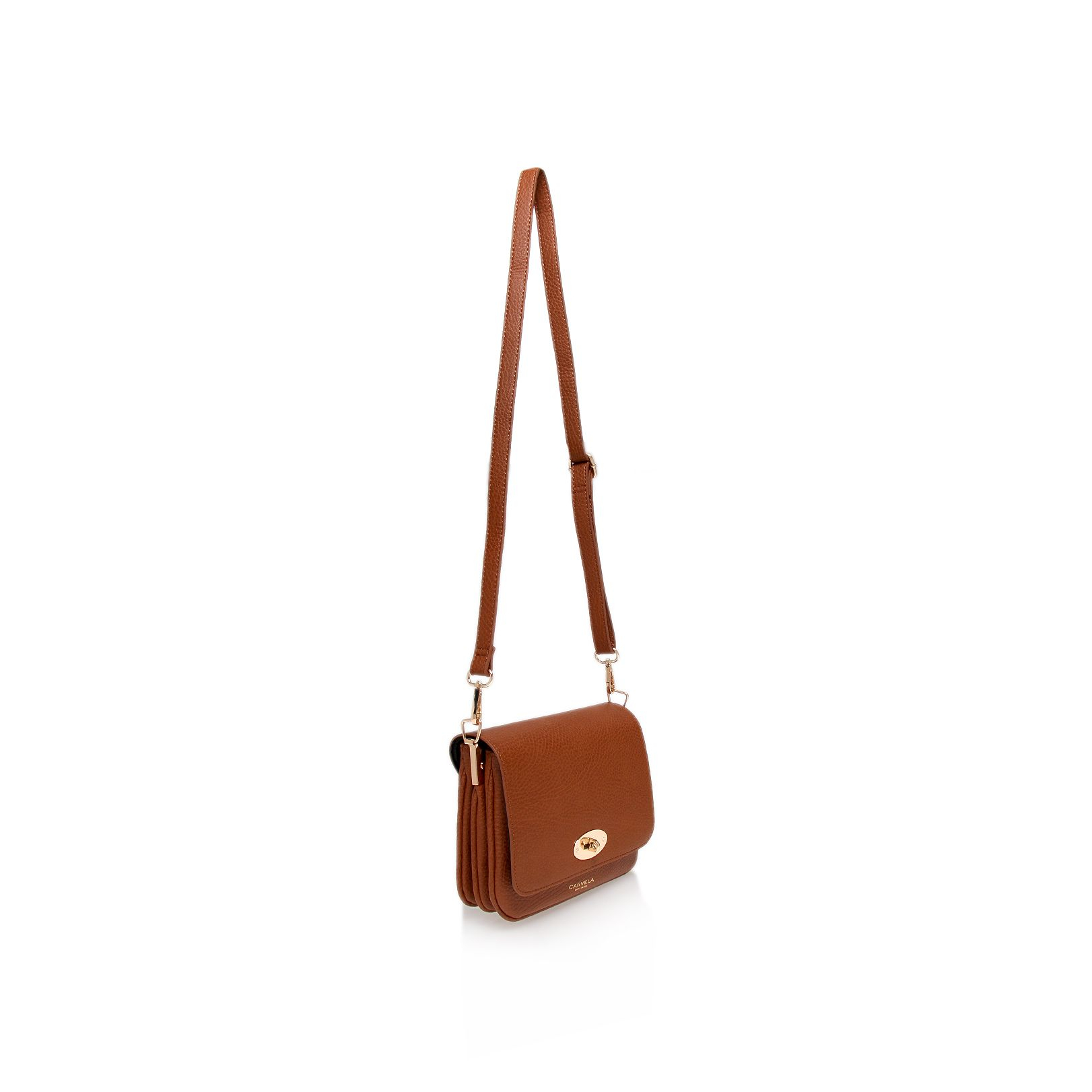 coach may pebble leather shoulder bag