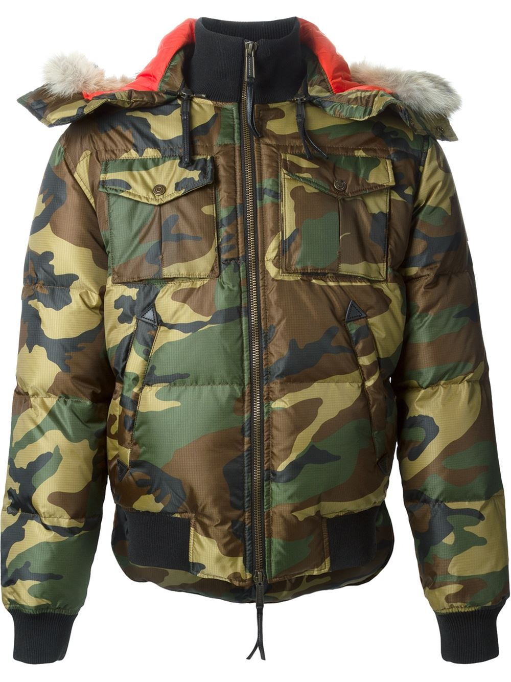 Lyst Dsquared  Camouflage  Jacket  in Green for Men