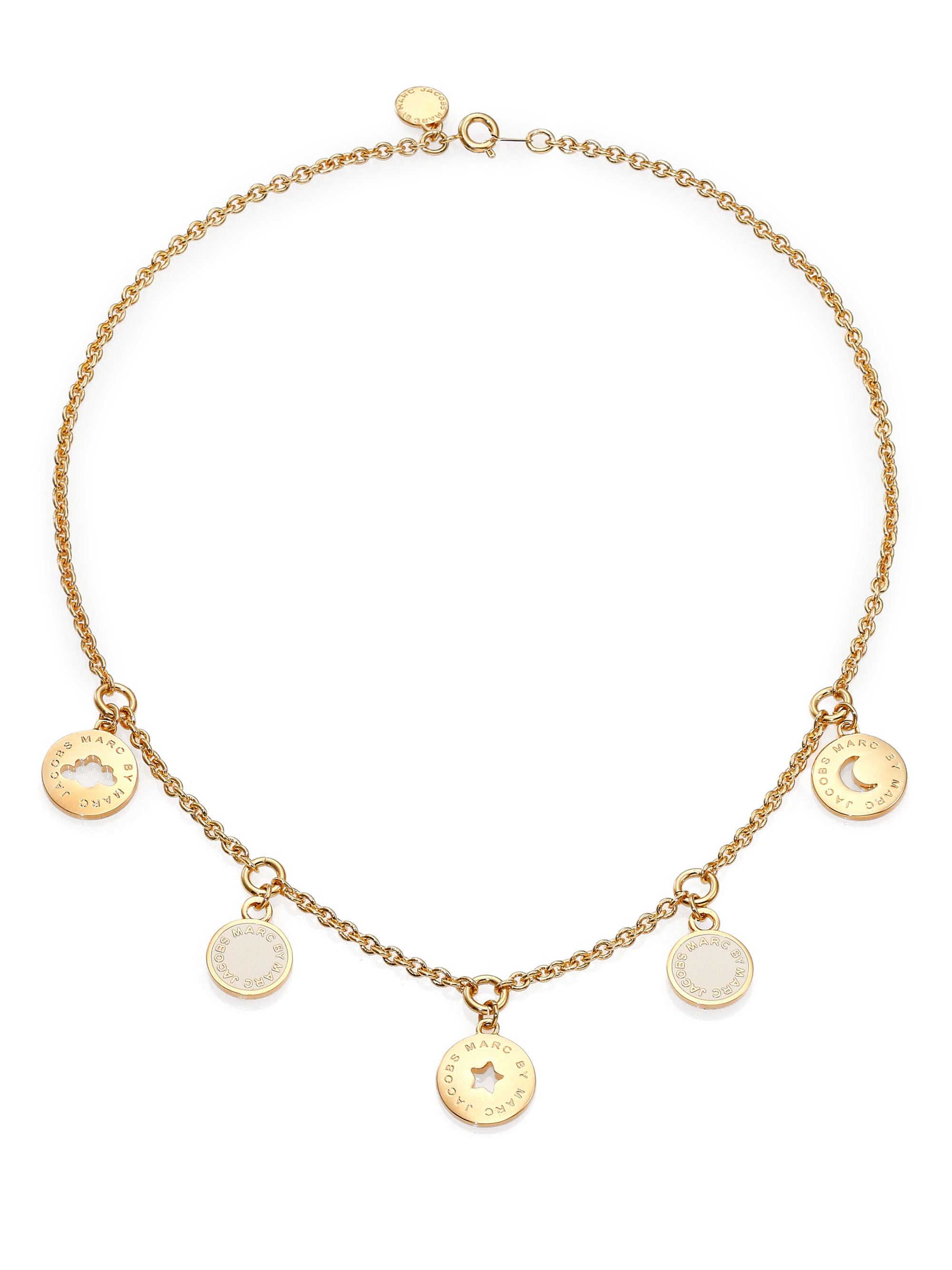 Lyst - Marc By Marc Jacobs Cosmic Coins Necklace in Metallic