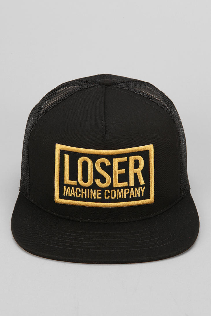 Urban Outfitters Loser Machine Empire Trucker Hat in Black for Men | Lyst