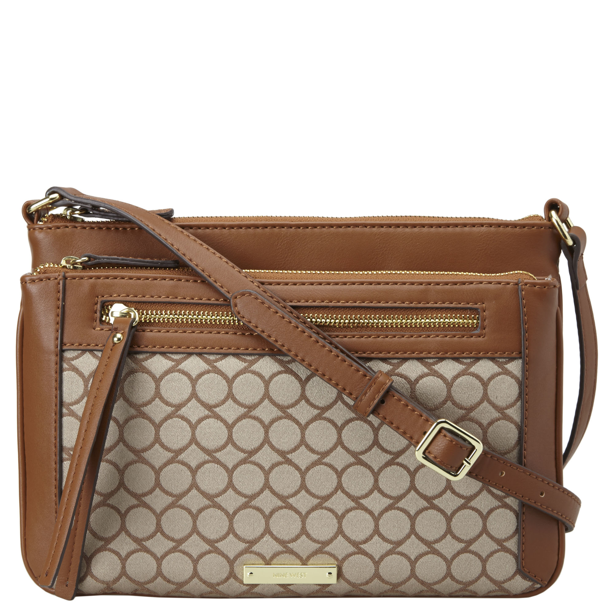 Lyst Nine West Fearless Remix Crossbody Bag In Brown Gallery