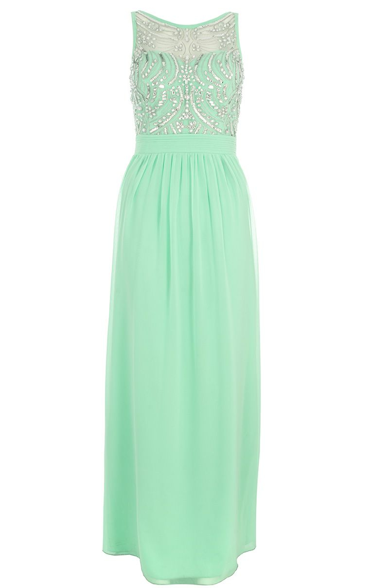 Quiz royal blue chiffon sequin embellished maxi dress Quiz royal blue chiffon sequin embellished maxi dress