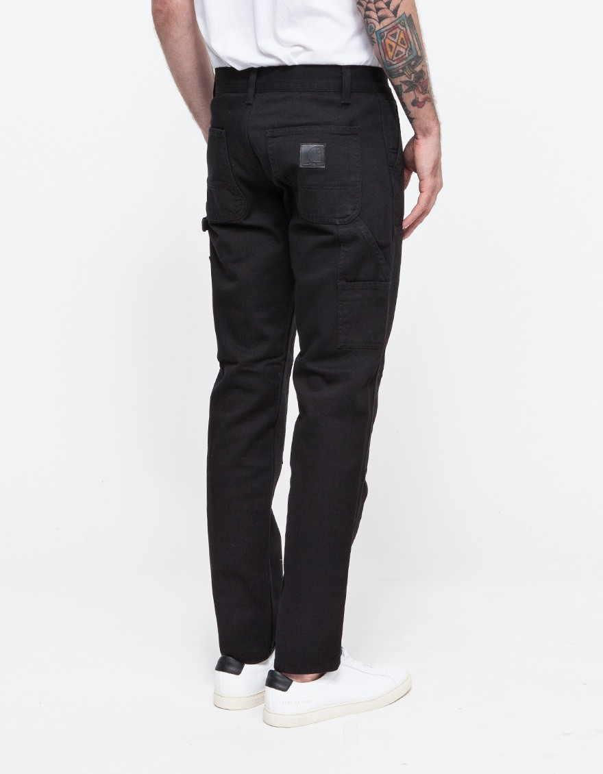 Carhartt wip Lincoln Double Knee Pant in Black for Men | Lyst