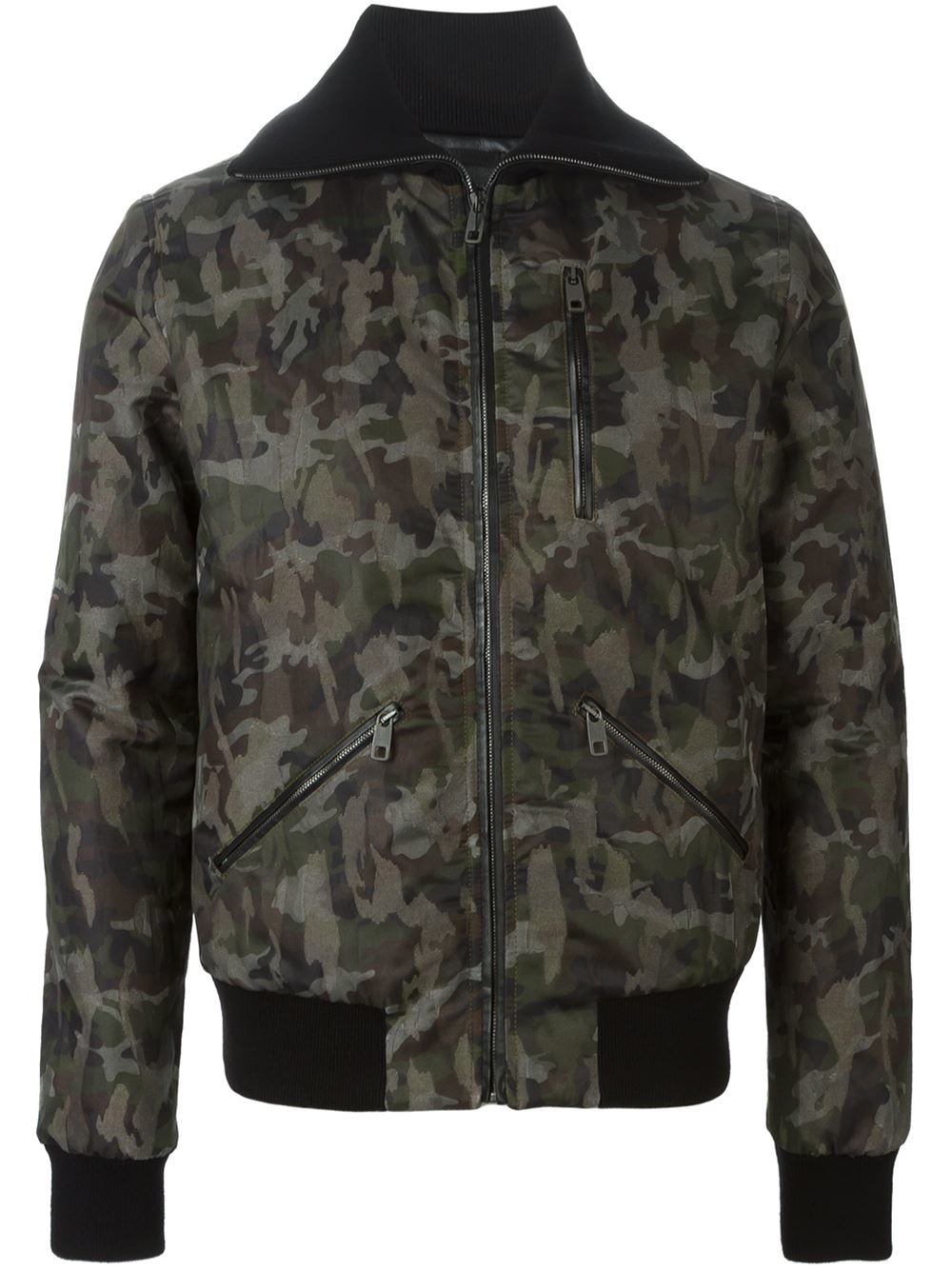 Lyst - Dolce & Gabbana Camouflage Jacket in Green for Men