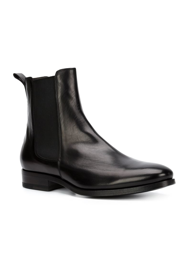 Lyst - Buttero Classic Chelsea Boots in Black for Men