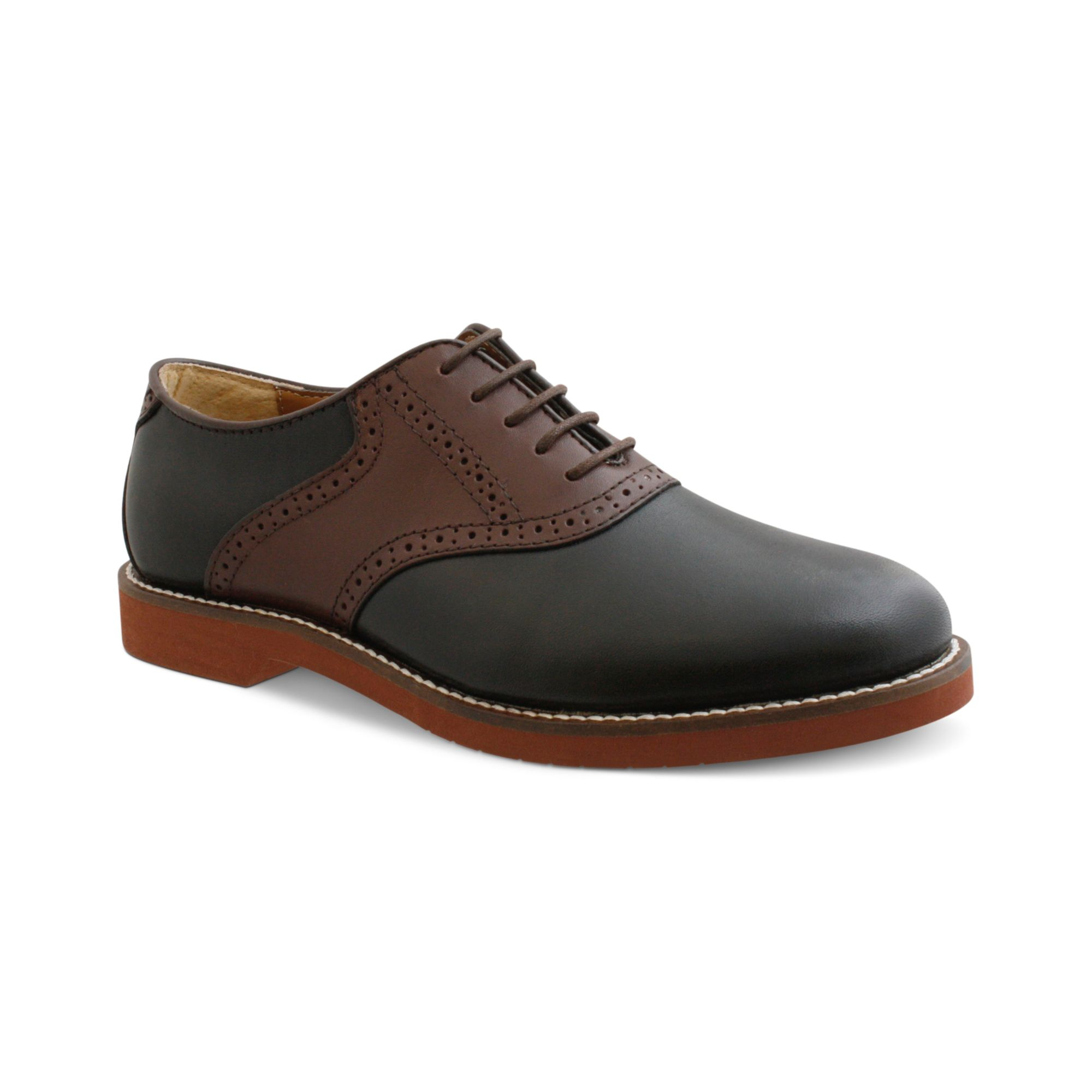 G h Bass Co Bass Burlington Signature Saddle Oxford In Brown For 