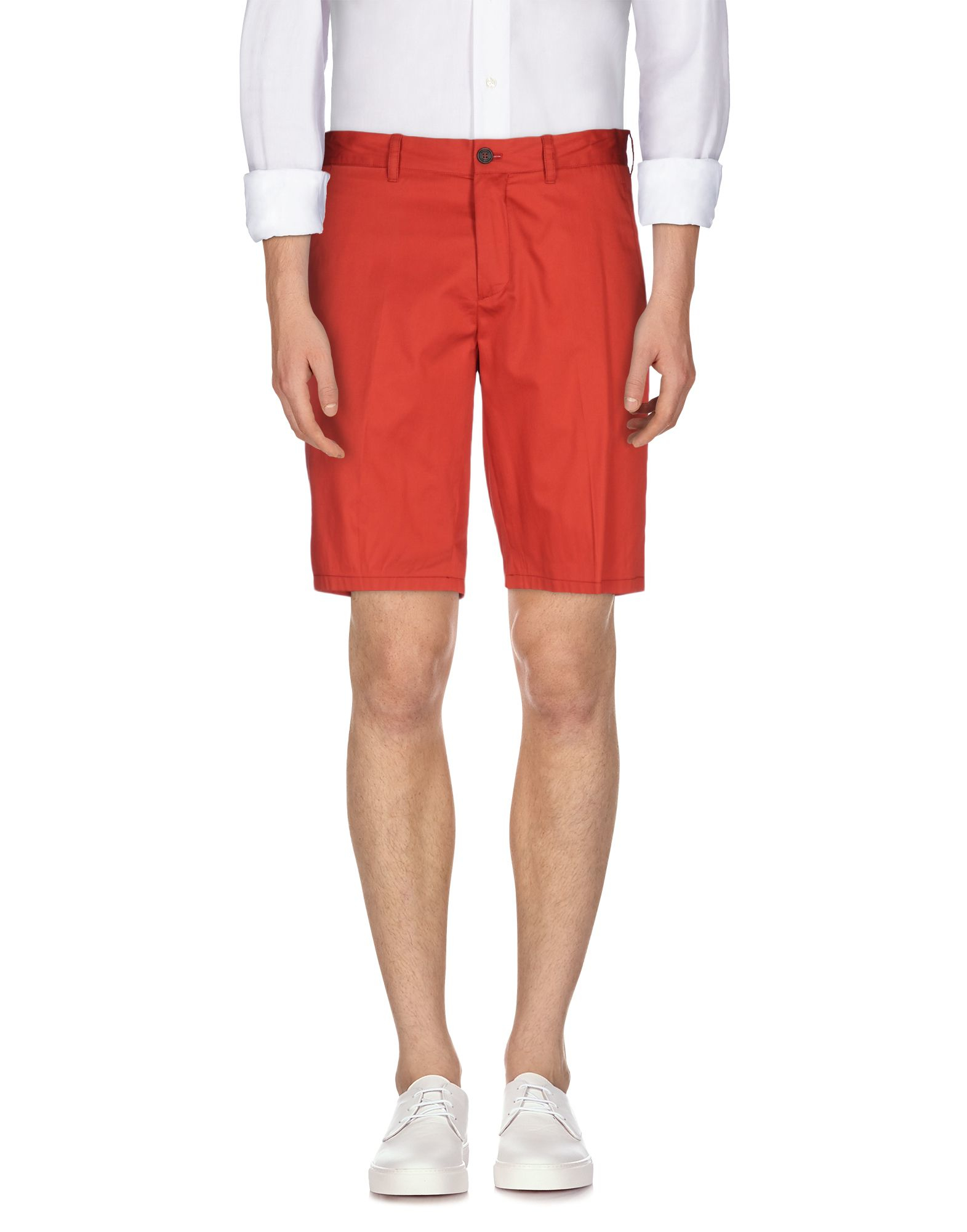 Lyst - Prada Bermuda Shorts in Orange for Men