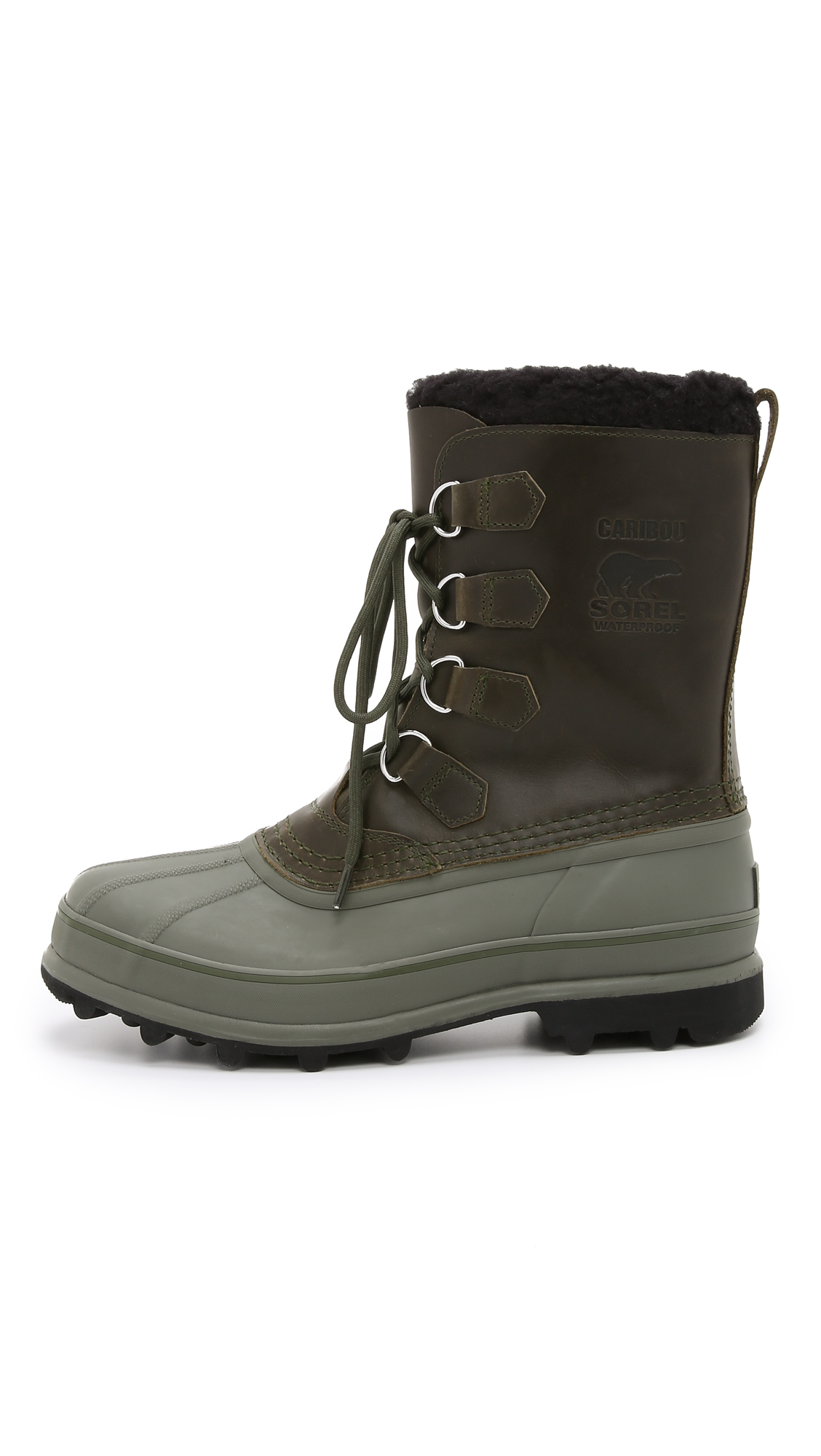 olive green sorel boots