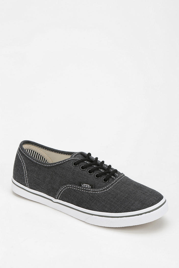 vans chambray authentic lo pro