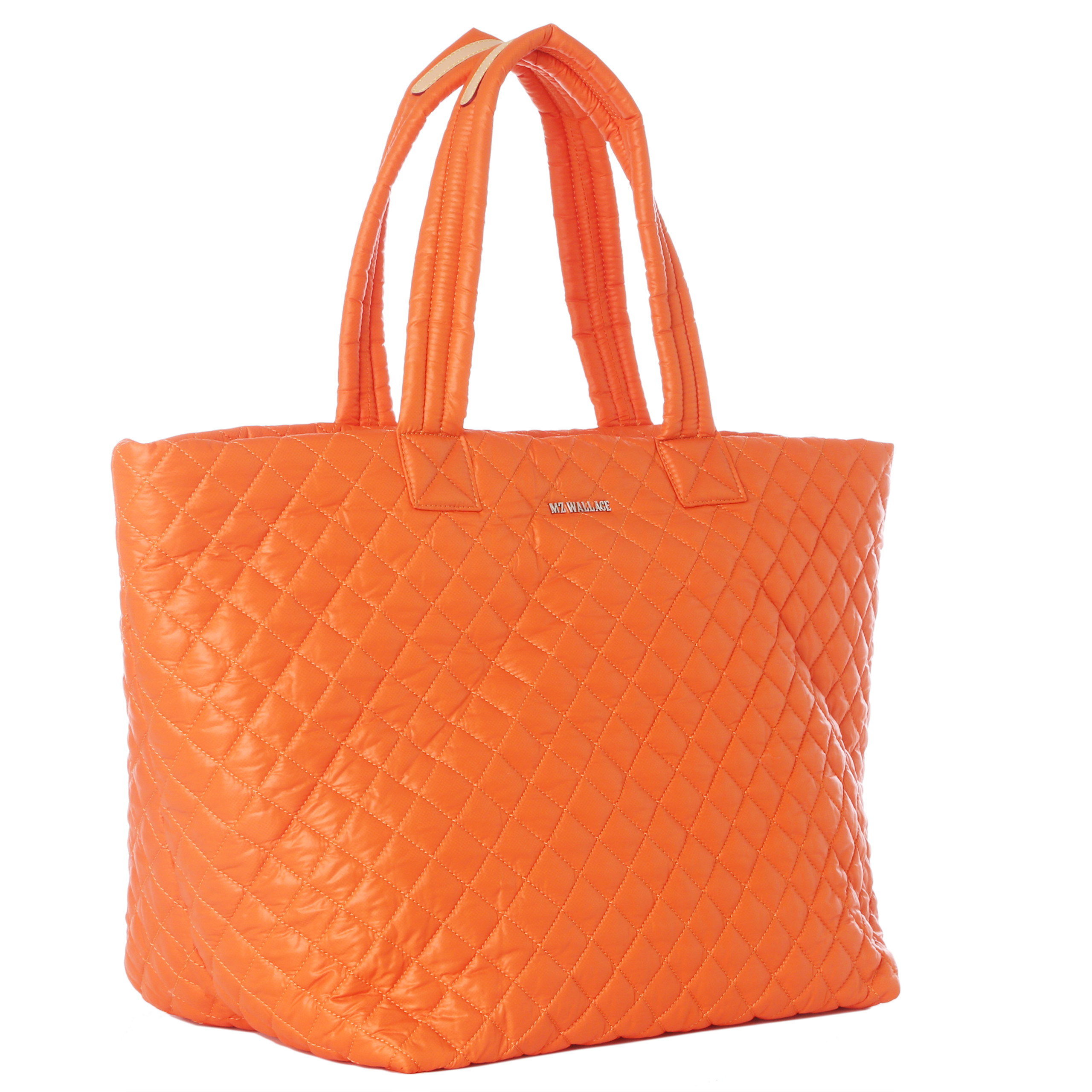 Lyst - Mz Wallace Tangerine Quilted Oxford Nylon Large Metro Tote in Orange