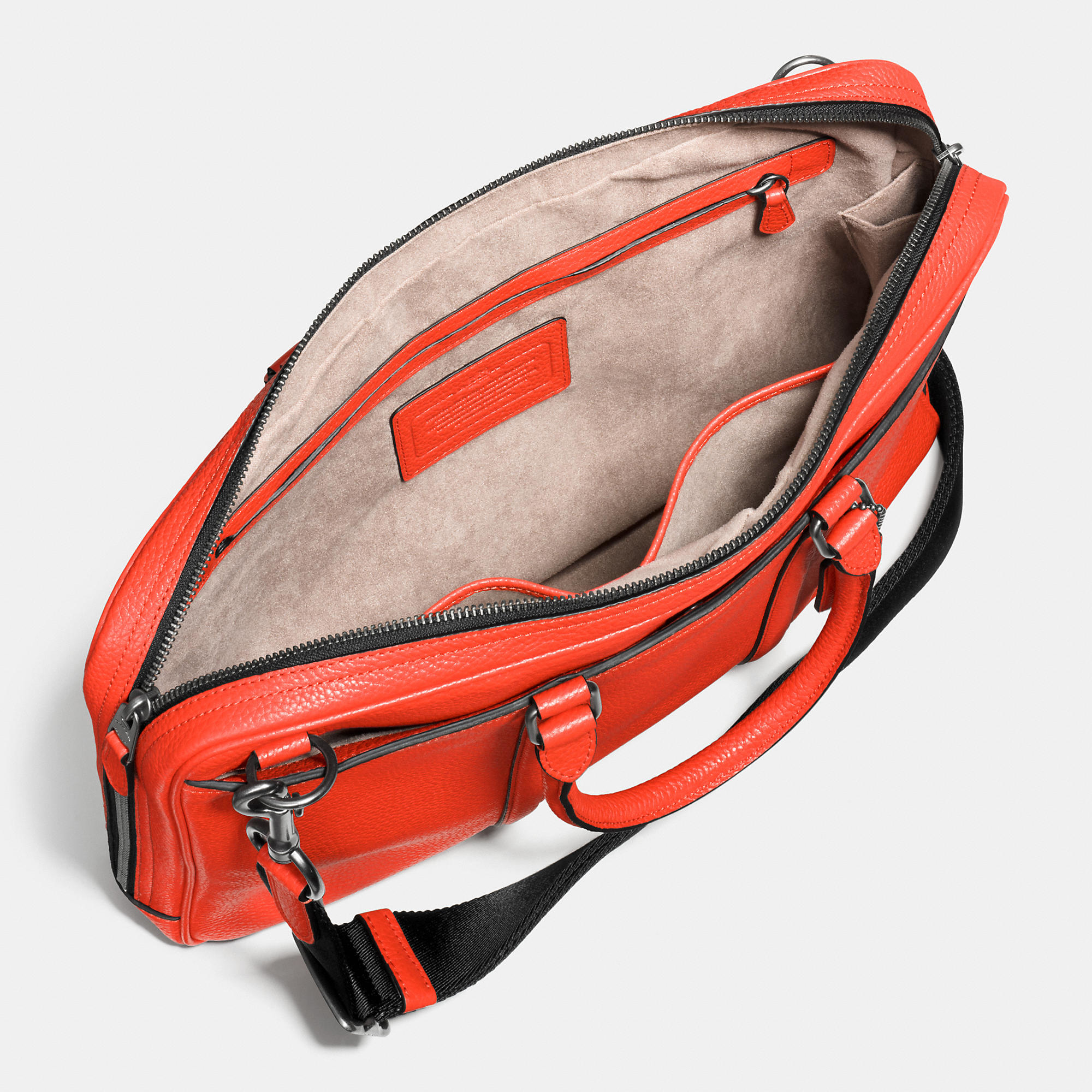 Coach Black Pebbled Metropolitan Crossbody Bag