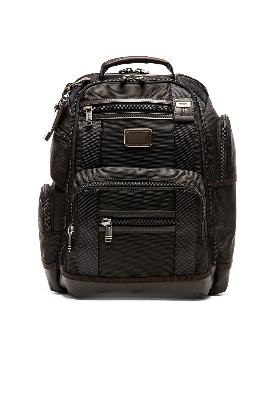 Tumi Alpha Bravo Kingsville Deluxe Brief Pack in Brown | Lyst