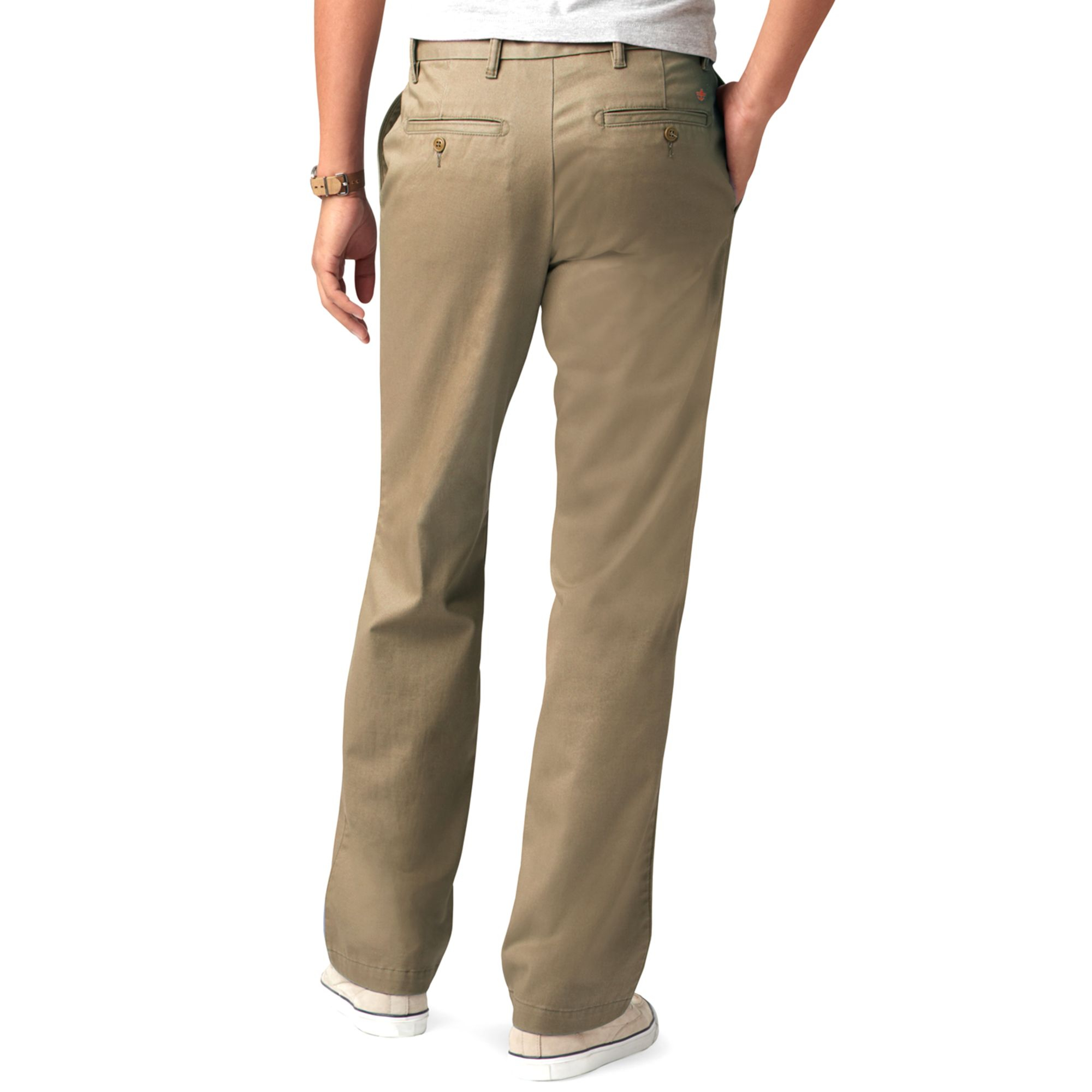 dockers flat front relaxed fit