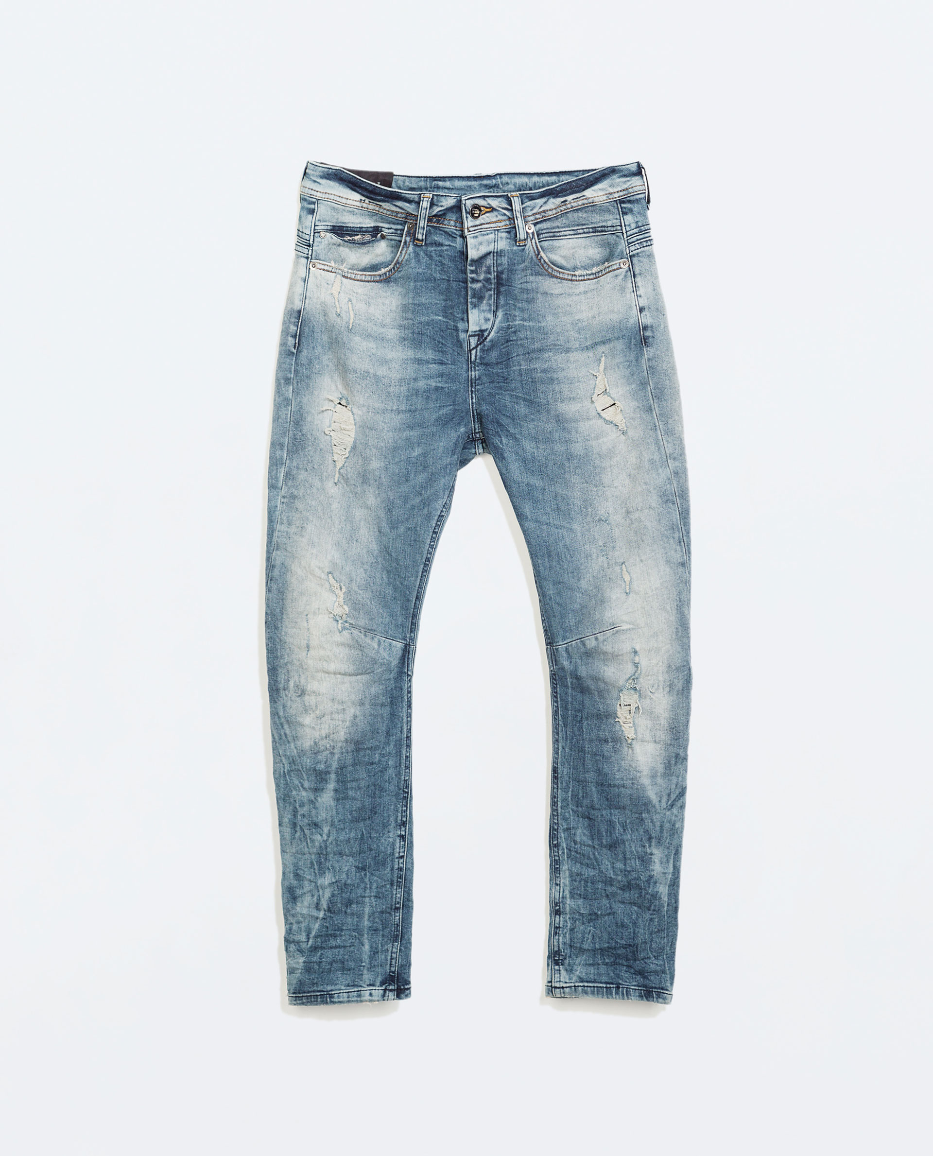 blue coin jeans