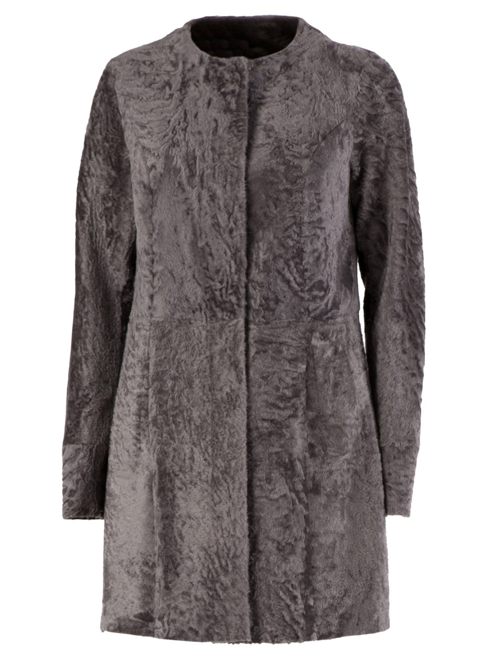 Drome Reversible Karakul Coat in Gray (grey) | Lyst