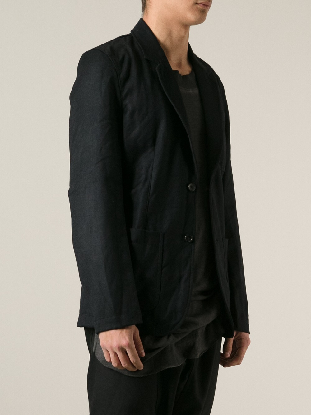 Lyst - Comme Des Garçons Deconstructed Blazer in Black for Men